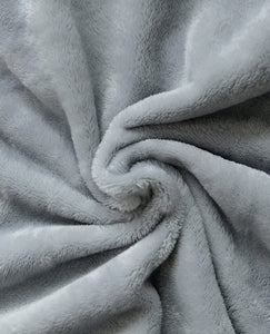 Image of the fleece fabric of boston terrier pajamas