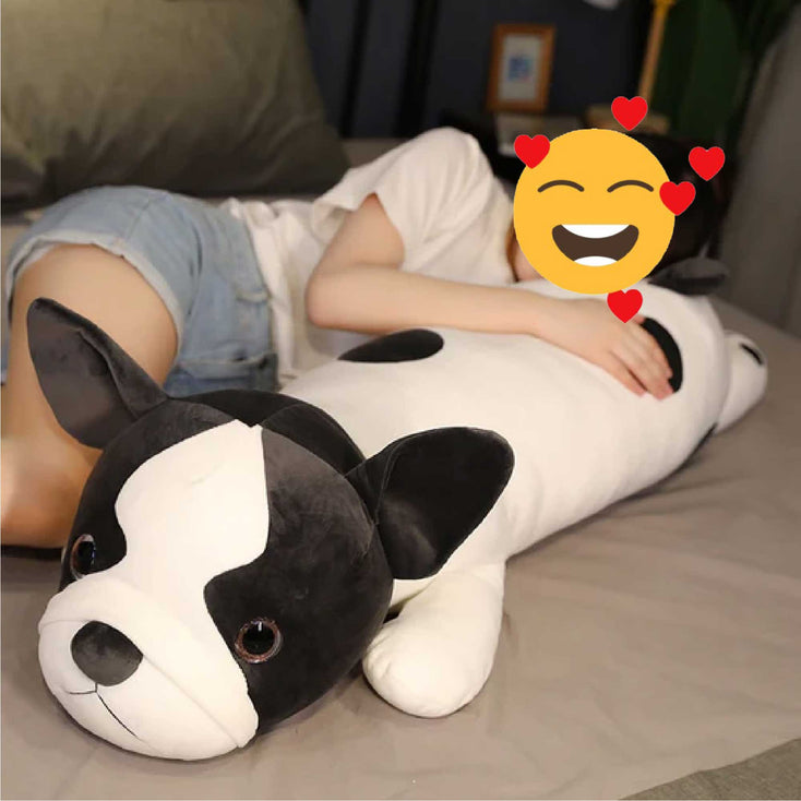 Boston Terrier Stuffed Animal Huggable Plush Pillow (Large to Giant Size)-Soft Toy-Boston Terrier, Dogs, Home Decor, Huggable Stuffed Animals, Soft Toy, Stuffed Animal, Stuffed Cushions-3