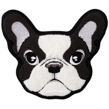 Load image into Gallery viewer, Image of an embroidered boston terrier patch