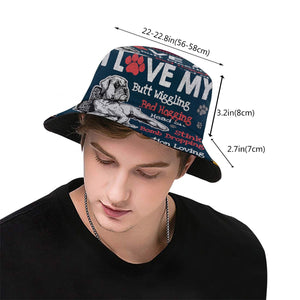 I Love My Boxer Bucket Hat-Accessories-Accessories, Boxer, Dogs, Hat-2