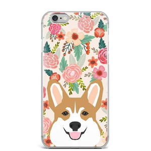 Boxer in Bloom iPhone CaseCell Phone AccessoriesCorgi - Fawn / RedFor 5 5S SE