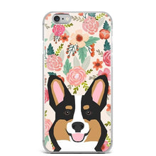 Load image into Gallery viewer, Boxer in Bloom iPhone CaseCell Phone AccessoriesCorgi - Sable / Black / TricolorFor 5 5S SE