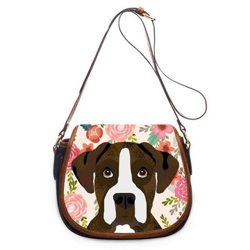 Boxer In Bloom Messenger Bag 360x