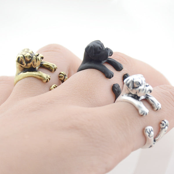 3D Boxer Finger Wrap Rings