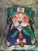 Load image into Gallery viewer, Boxing English Bulldog Embroidered Sew-on PatchPatch