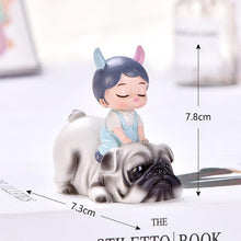 Load image into Gallery viewer, Boy with Pug and Friends BobbleheadsCar AccessoriesPug