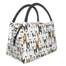 Load image into Gallery viewer, Image of a Bull Terrier bag in the adorable Bull Terrier design