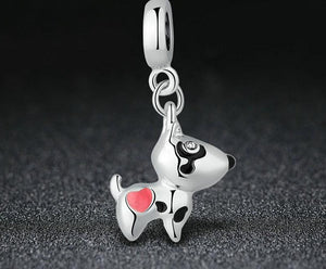 Bull Terrier Love Silver Pendant-Dog Themed Jewellery-Bull Terrier, Dogs, Jewellery, Pendant-6