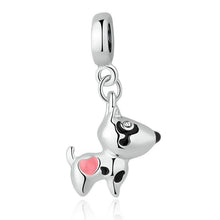 Load image into Gallery viewer, Bull Terrier Love Silver Pendant-Dog Themed Jewellery-Bull Terrier, Dogs, Jewellery, Pendant-7