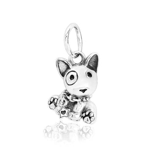 Bull Terrier Love Silver PendantDog Themed Jewellery