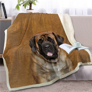Bull Terrier Love Soft Warm Fleece Blanket - Series 2-Home Decor-Blankets, Bull Terrier, Dogs, Home Decor-16