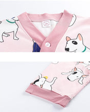 Load image into Gallery viewer, Bull Terrier Love Summer Cotton Pajamas SetPajamas