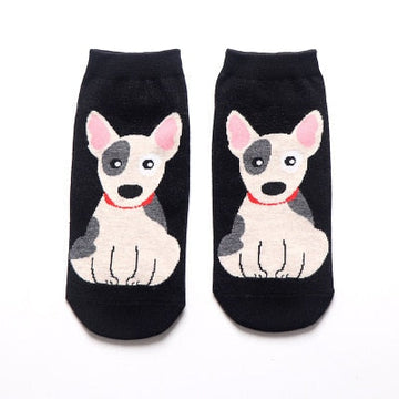 Bull Terrier Love Womens Ankle Length Socks 360x