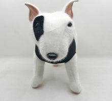 Load image into Gallery viewer, image of a bull terrier stuffed animal plush toy - frontview