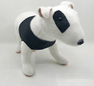 image of a bull terrier stuffed animal plush toy