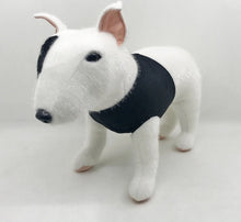 Load image into Gallery viewer, image of a bull terrier stuffed animal plush toy - sideview
