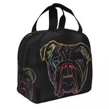 Load image into Gallery viewer, Image of an insulated Bulldog bag with exterior pocket