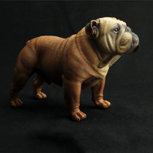 Load image into Gallery viewer, Image of a cutest brown color English Bulldog figurine made of PVC