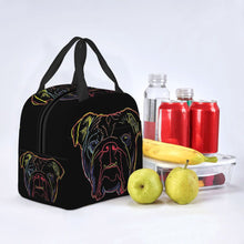 Load image into Gallery viewer, Image of an insulated Bulldog lunch bag