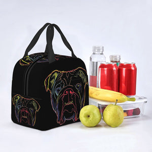 Image of an insulated Bulldog lunch bag