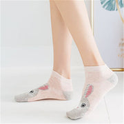 Cartoon Bull Terrier Ankle Length Socks-Apparel-Accessories, Bull Terrier, Dogs, Socks-10