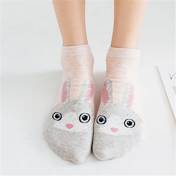 Cartoon Bull Terrier Ankle Length Socks-Apparel-Accessories, Bull Terrier, Dogs, Socks-9