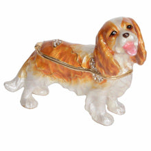 Load image into Gallery viewer, Cavalier King Charles Spaniel Love Small Jewellery Box-Dog Themed Jewellery-Bathroom Decor, Cavalier King Charles Spaniel, Dogs, Home Decor, Jewellery, Jewellery Box-1