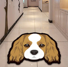 Load image into Gallery viewer, Image of a cavalier king charles spaniel rug in a hallway