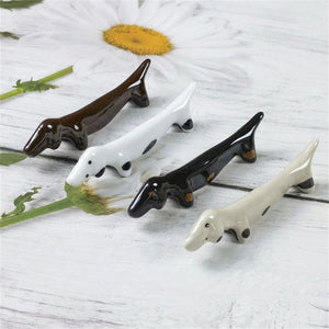 Ceramic Dachshund Tabletop Cutlery Holders-Home Decor-Cutlery, Dachshund, Dogs, Home Decor-10