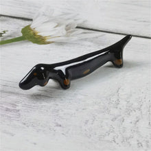 Load image into Gallery viewer, Ceramic Dachshund Tabletop Cutlery Holders-Home Decor-Cutlery, Dachshund, Dogs, Home Decor-Black and Tan-2