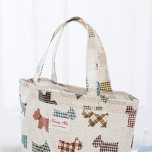 Load image into Gallery viewer, Checkered Schnauzer Love Cotton Tote BagAccessories