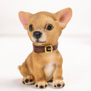 Image of an adorable Chihuahua glasses holder