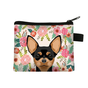 Chihuahua in Bloom Coin Purse-Accessories-Accessories, Bags, Chihuahua, Dogs-1