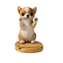 Load image into Gallery viewer, Image of a resin Chihuahua cell phone holder