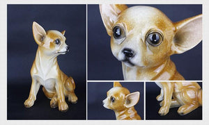 Chihuahua Love Resin StatueHome Decor