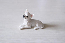 Load image into Gallery viewer, Image of a beautiful sitting Chihuahua figurine in the color White