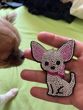 Load image into Gallery viewer, Blingy Chihuahua Stone-Studded Keychains-Accessories-Accessories, Chihuahua, Dogs, Keychain-5