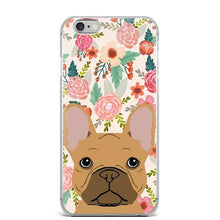 Load image into Gallery viewer, Chocolate Labrador in Bloom iPhone CaseCell Phone AccessoriesFrench Bulldog - FawnFor 5 5S SE