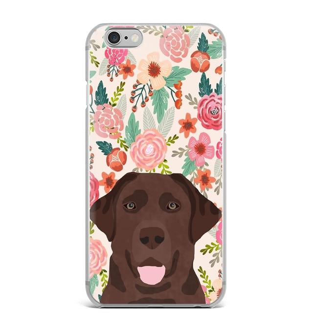 Chocolate Labrador in Bloom iPhone CaseCell Phone AccessoriesLabradorFor 5 5S SE