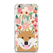 Load image into Gallery viewer, Chocolate Labrador in Bloom iPhone CaseCell Phone AccessoriesShiba InuFor 5 5S SE