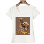Image of a beautiful classic Golden Retriever t-shirt