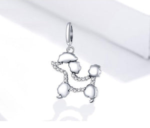 Cloud Poodle Love Silver Pendant-Dog Themed Jewellery-Dogs, Jewellery, Pendant, Poodle-2