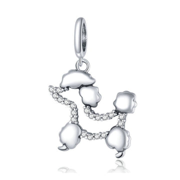 Cloud Poodle Love Silver Pendant 360x