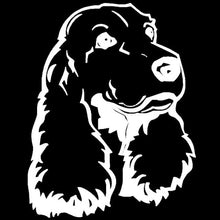 Load image into Gallery viewer, Cocker Spaniel Love Vinyl Car Stickers-Car Accessories-Car Accessories, Car Sticker, Cocker Spaniel, Dogs-White-1 pc-2