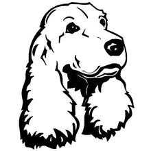 Load image into Gallery viewer, Cocker Spaniel Love Vinyl Car Stickers-Car Accessories-Car Accessories, Car Sticker, Cocker Spaniel, Dogs-Black-1 pc-3