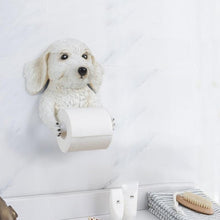 Load image into Gallery viewer, Cocker Spaniel Puppy Love Toilet Roll Holders-Home Decor-Bathroom Decor, Cocker Spaniel, Dogs, Home Decor-White-2