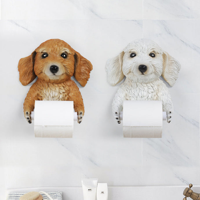 Cocker Spaniel Puppy Love Toilet Roll Holders-Home Decor-Bathroom Decor, Cocker Spaniel, Dogs, Home Decor-1