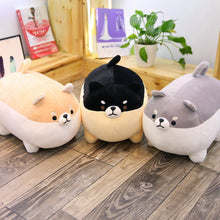 Load image into Gallery viewer, Cocktail Sausage Black and Tan Shiba Inu Stuffed Plush Toy PillowHome Decor