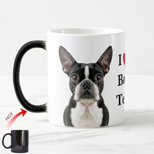 Load image into Gallery viewer, Color Changing Boston Terrier Love Coffee MugMug