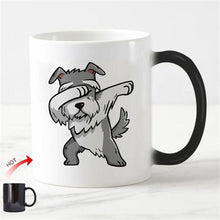 Load image into Gallery viewer, Color Changing Dabbing Schnauzer Coffee MugMugDefault Title